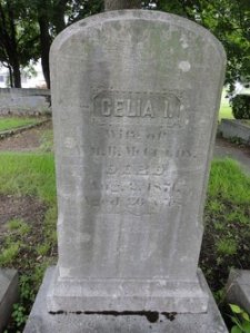 Celia McCurdy gravestone